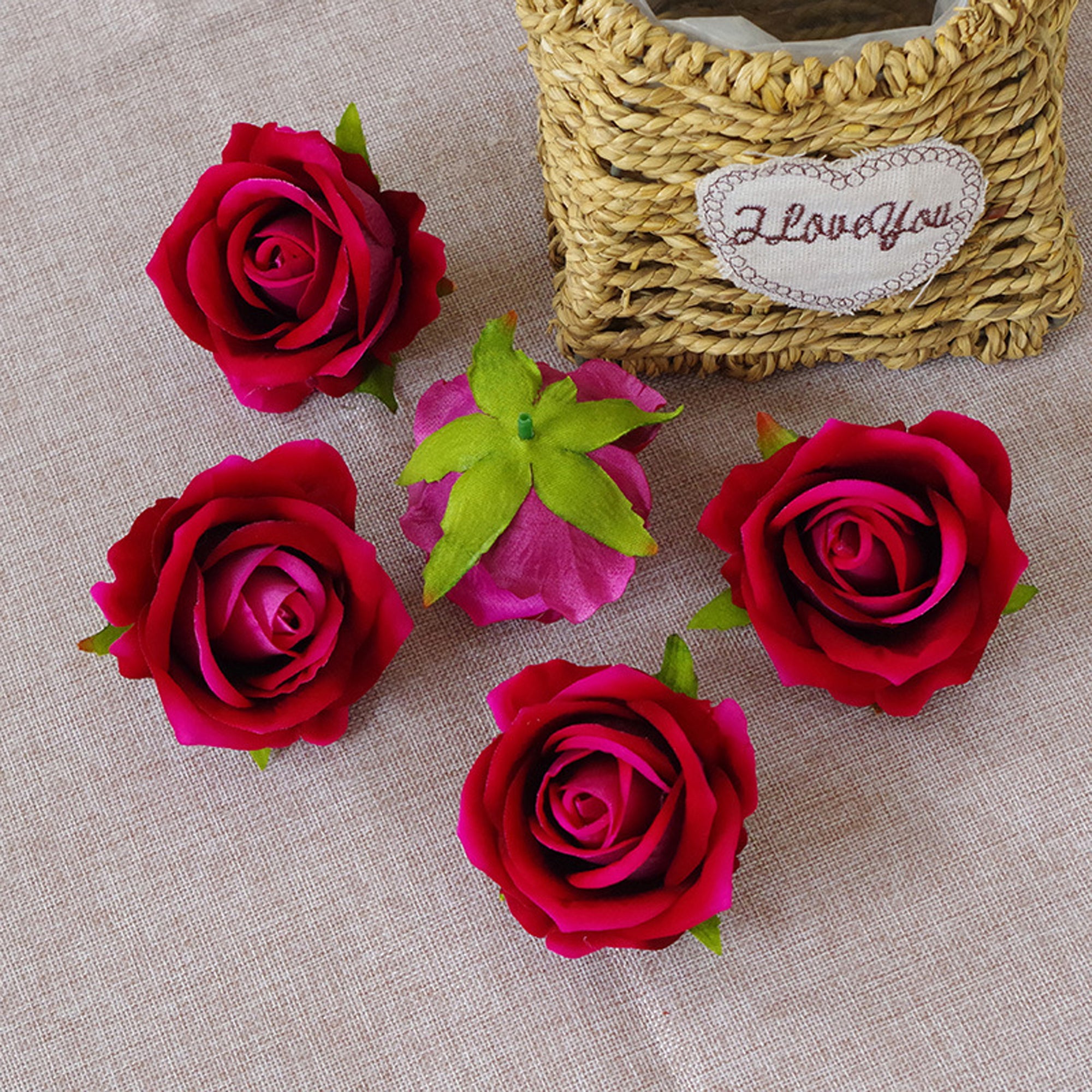 Wholesale Silk Roses Artificial Flowers 2.7 inch