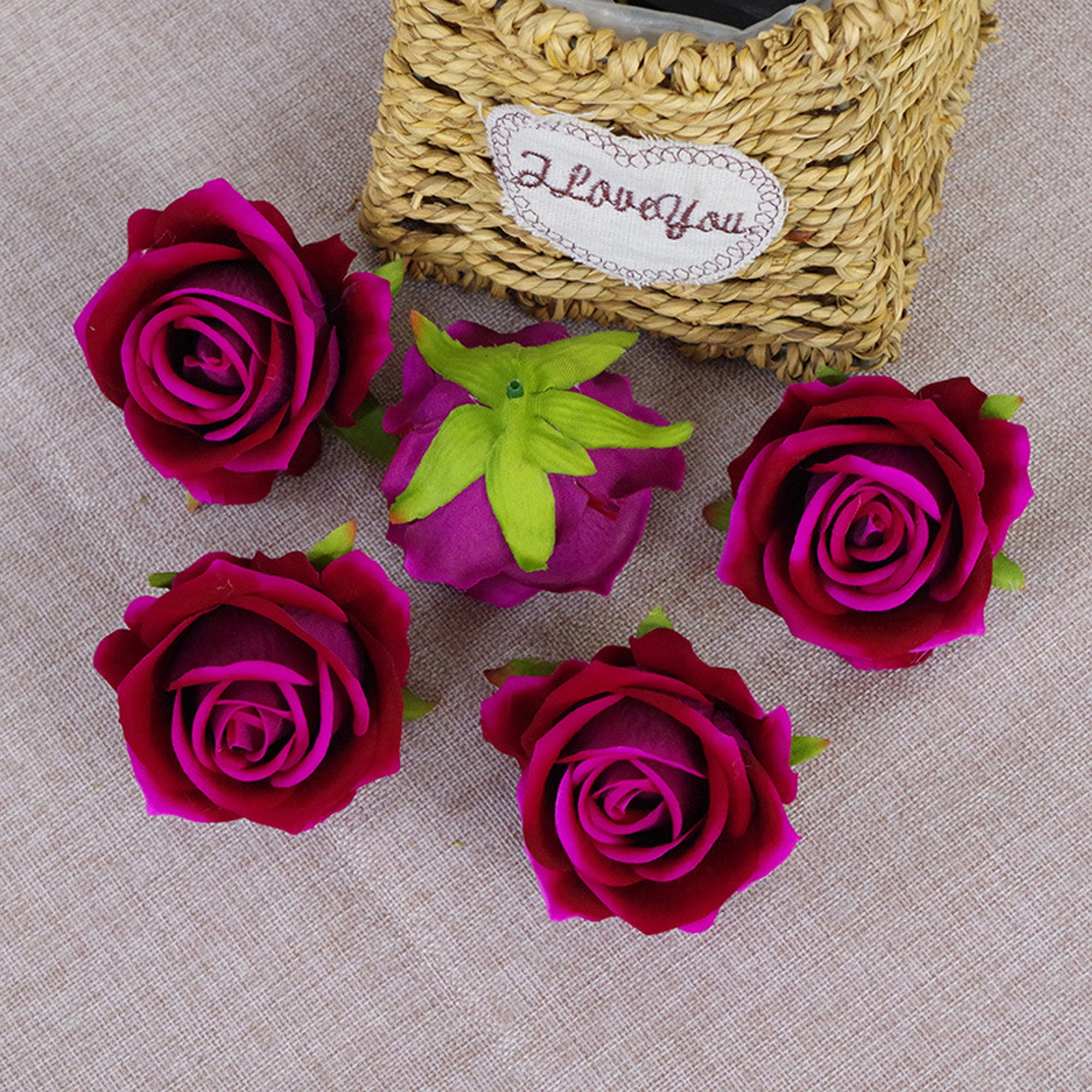 Wholesale Silk Roses Artificial Flowers 2.7 inch