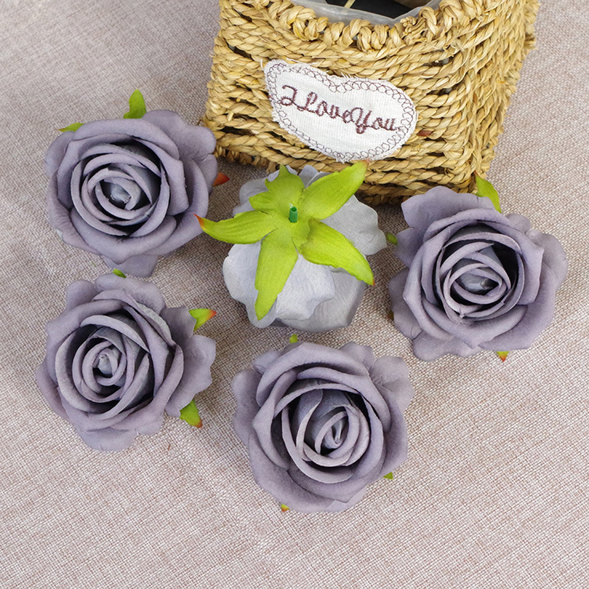 Wholesale Silk Roses Artificial Flowers 2.7 inch