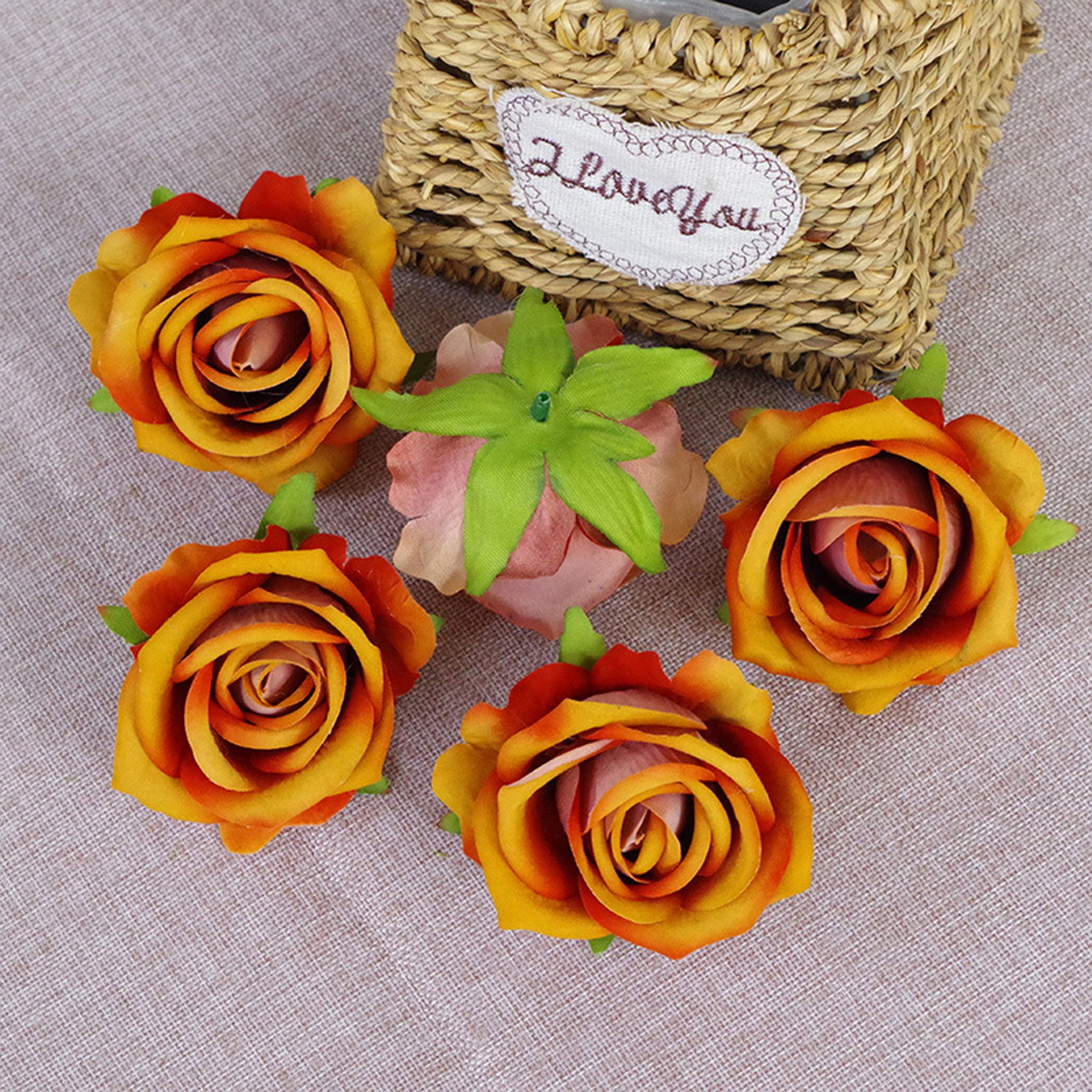 Wholesale Silk Roses Artificial Flowers 2.7 inch