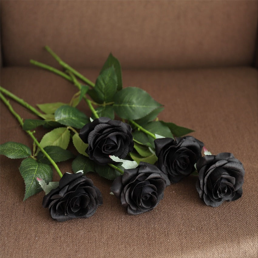 Realistic Fake Flowers Silk Latex Real Touch Roses