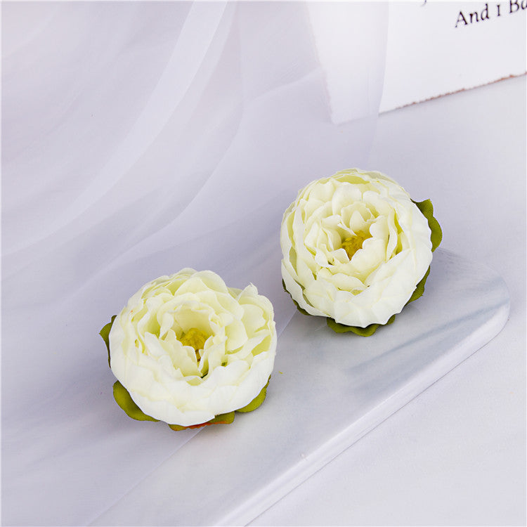 Small Silk Peony Flowers Peony Heads for Wedding Party