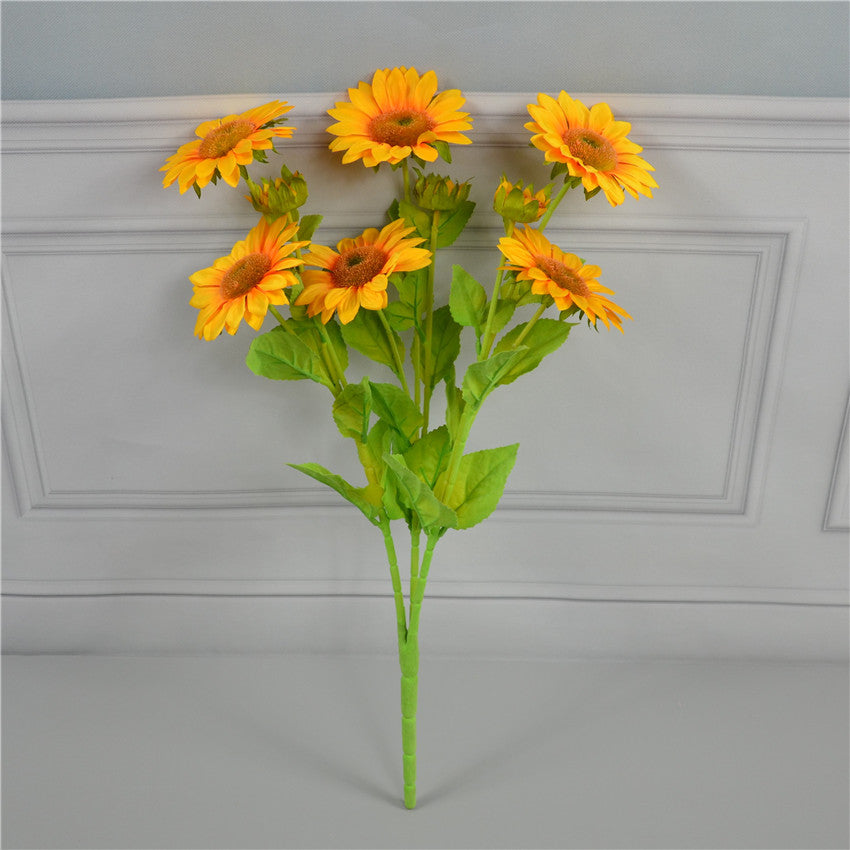 Artificial Sunflower Bunch 21 inch Tall