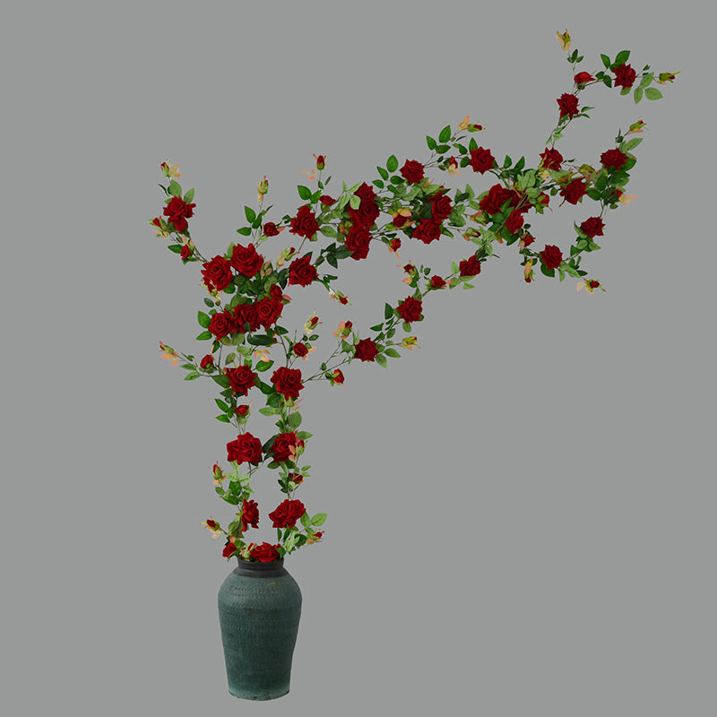 Artificial Flower Vines Velvet Roses Garland