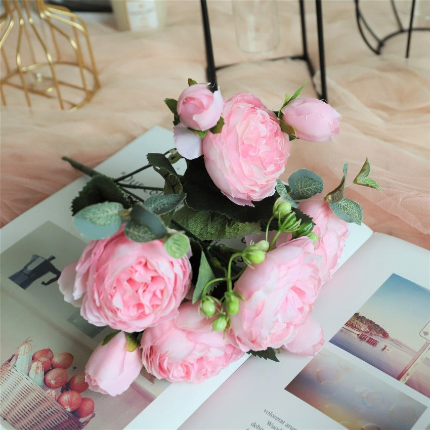 light pink peonies