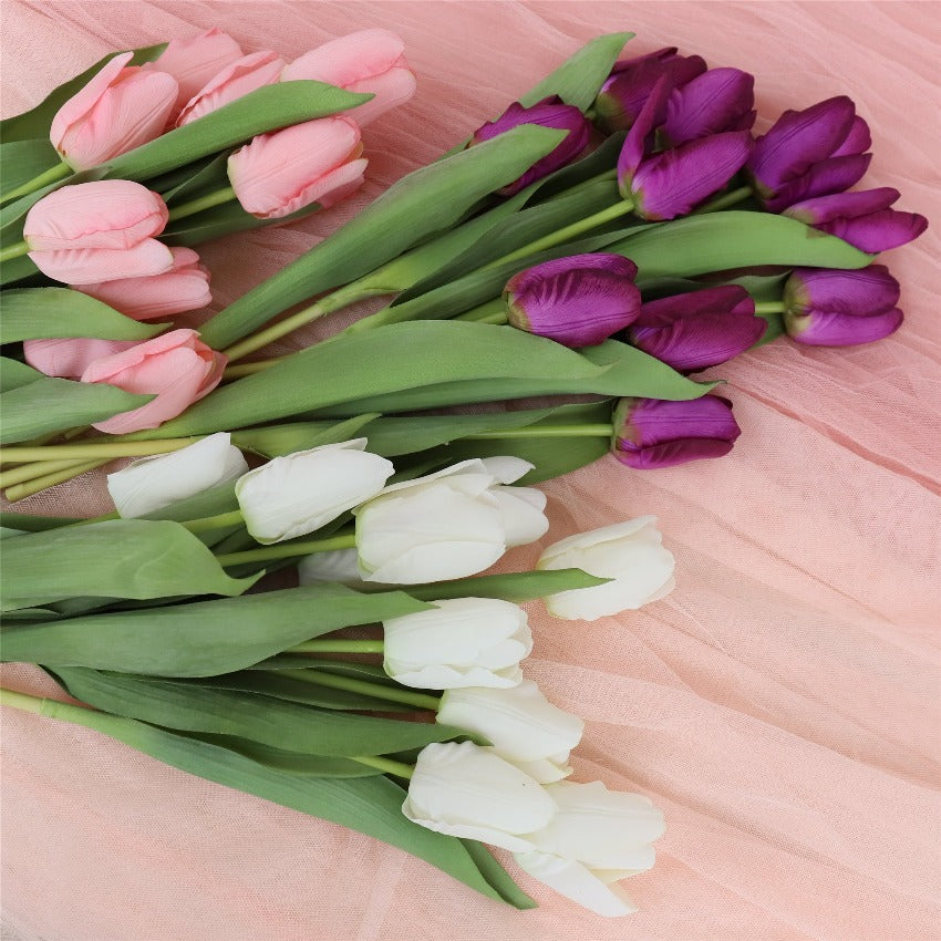 Faux Tulip Flower Decorations Wedding Flowers