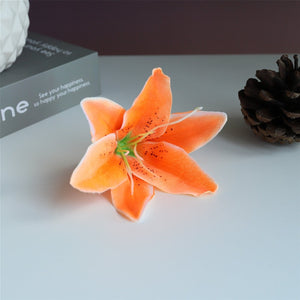 fake lily orange