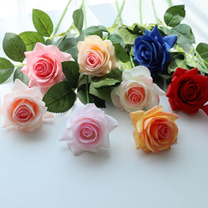 VANRINA real touch flowers silk latex roses