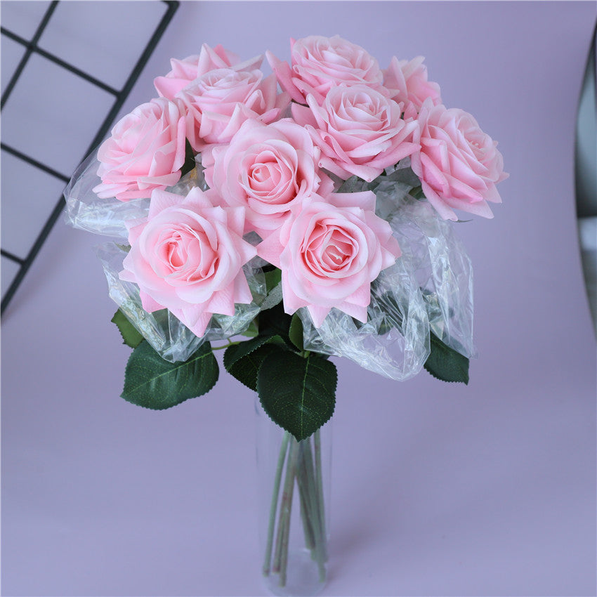 Real Touch Flowers Realistic Roses 20pcs - VANRINA