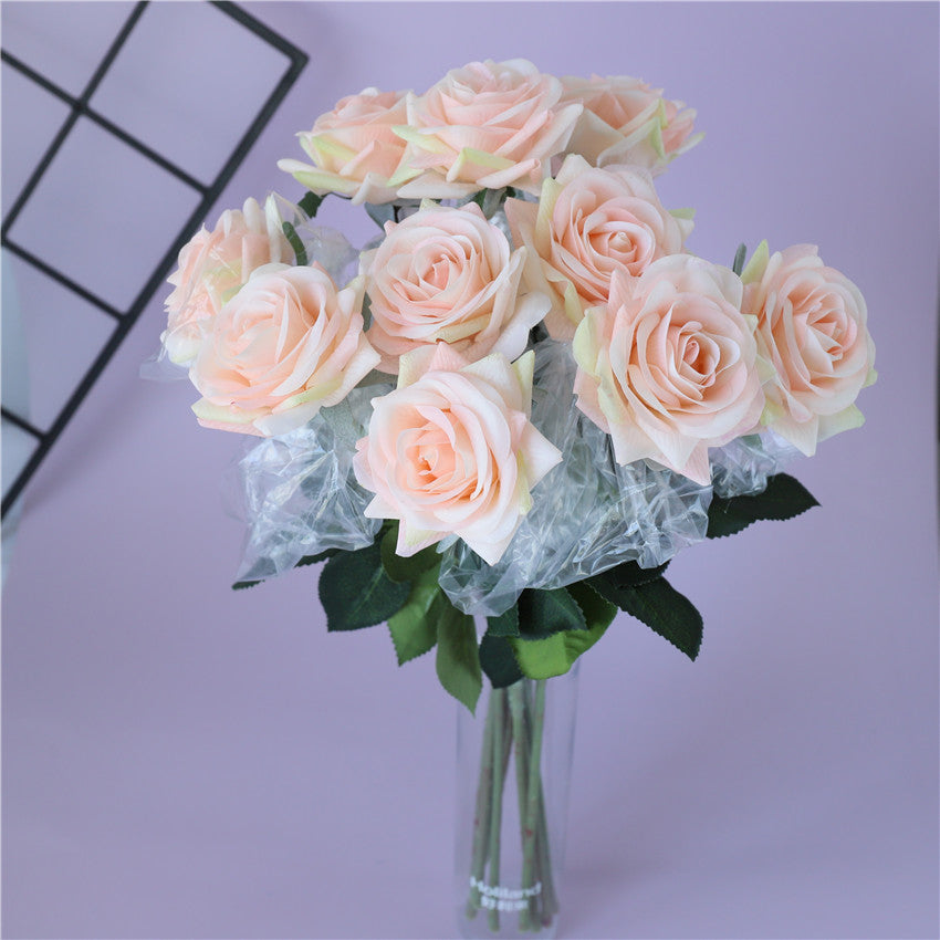 Real Touch Flowers Realistic Roses 20pcs - VANRINA