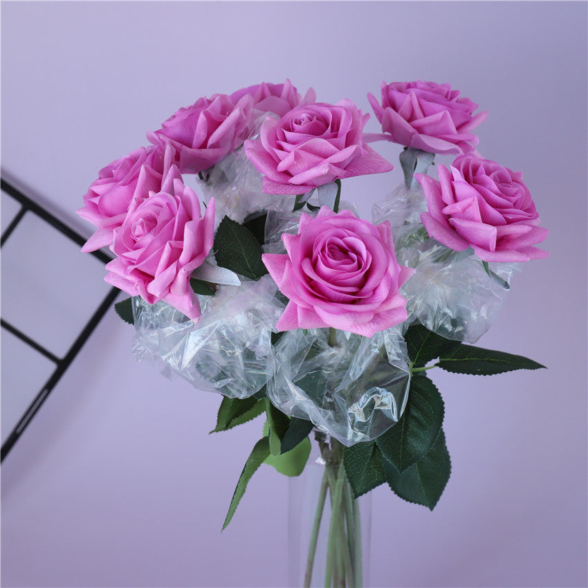 Real Touch Flowers Realistic Roses 20pcs - VANRINA