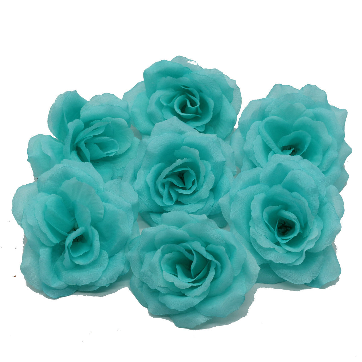Silk Flower Heads 100 Bulk Wholesale Artificial Flowers 4 inches Roses 20 Colors
