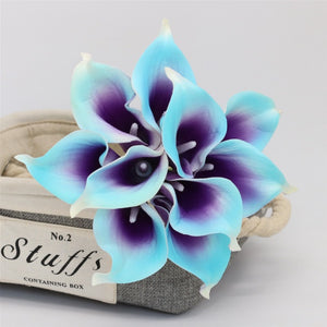 blue purple calla lily