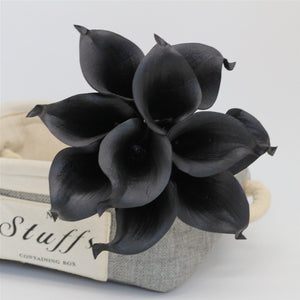 black calla lily wedding flowers