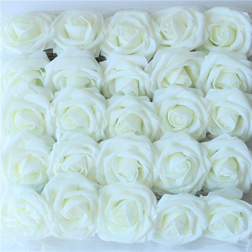 Artificial Flowers Foam Roses 25pcs