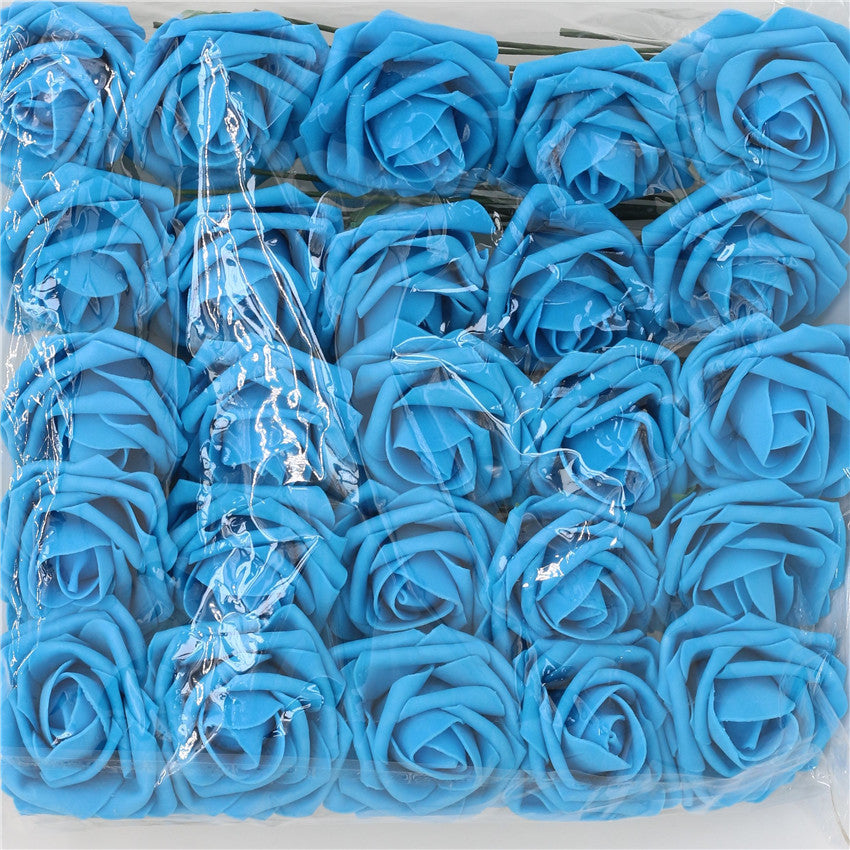 Artificial Flowers Foam Roses 25pcs