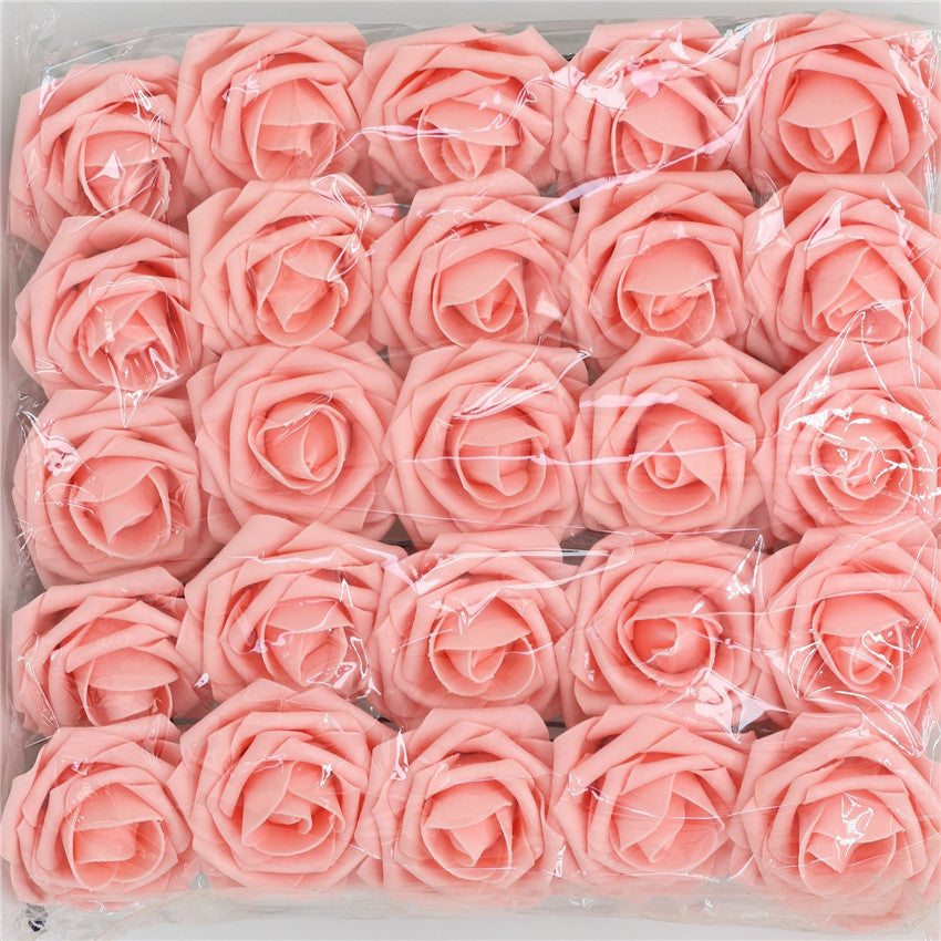 Artificial Flowers Foam Roses 25pcs