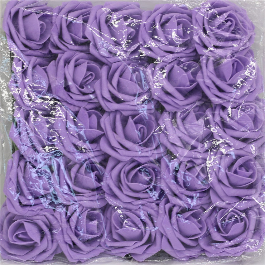 Artificial Flowers Foam Roses 25pcs