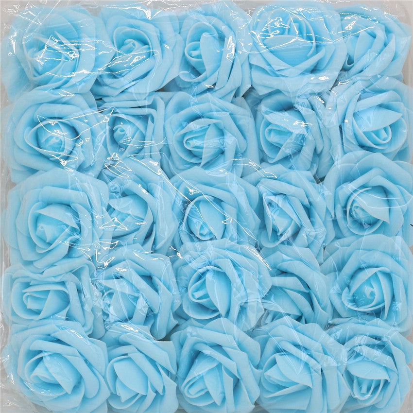 Artificial Flowers Foam Roses 25pcs