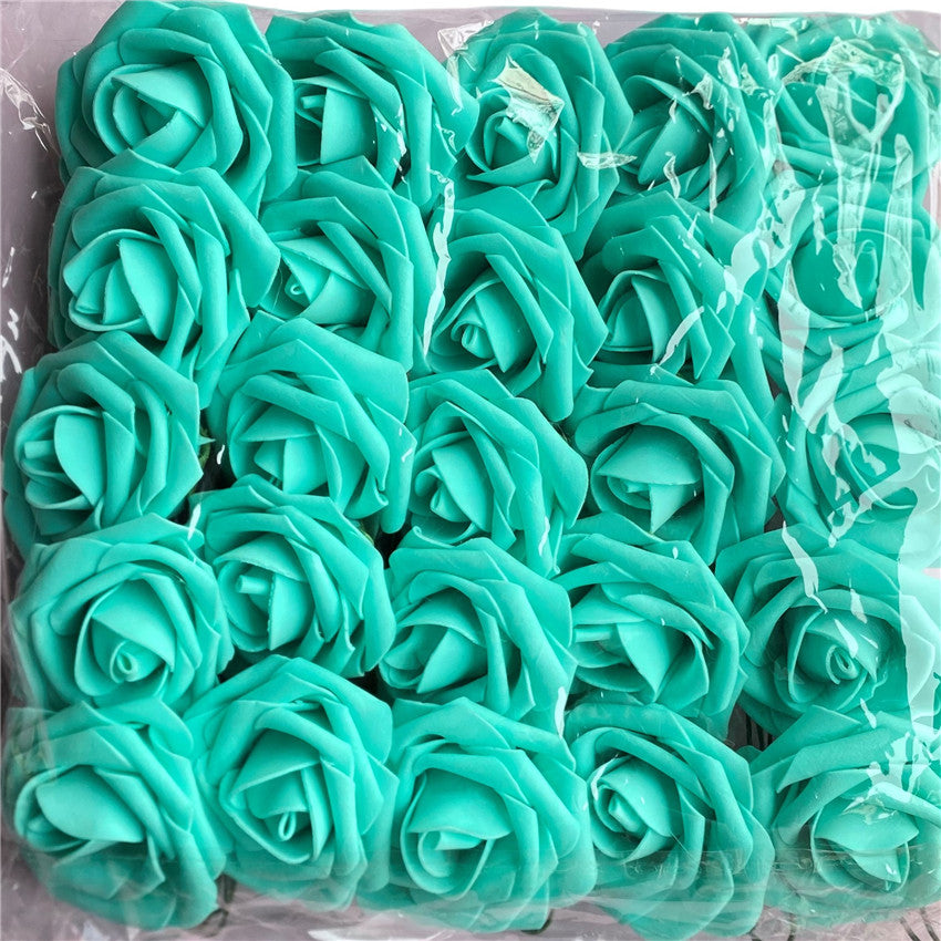 Artificial Flowers Foam Roses 25pcs