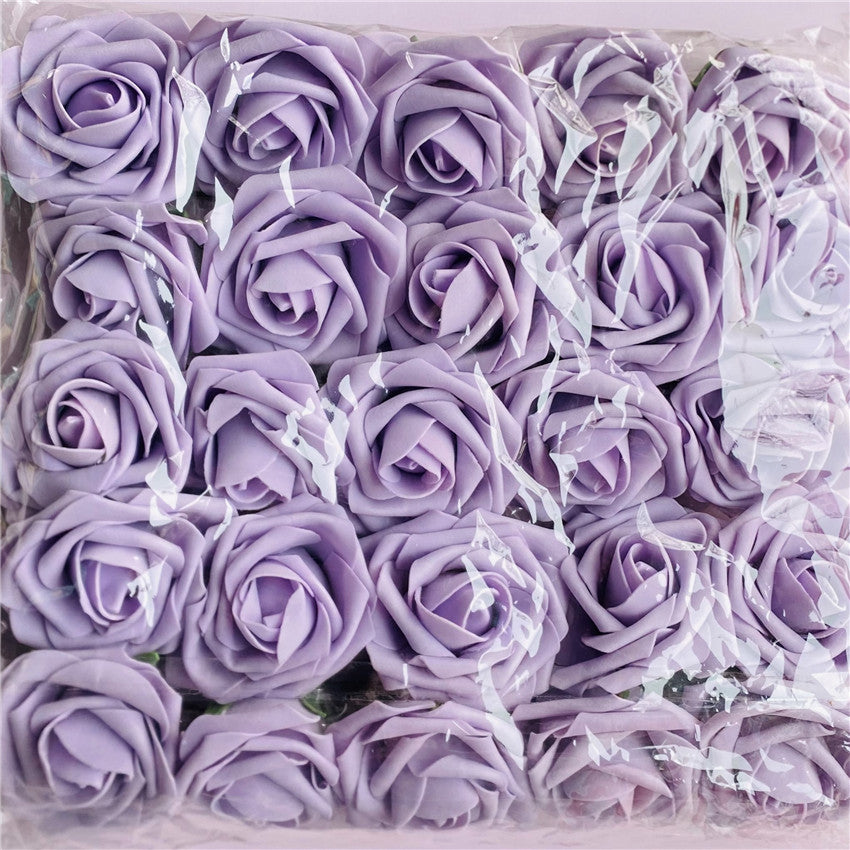 Artificial Flowers Foam Roses 25pcs