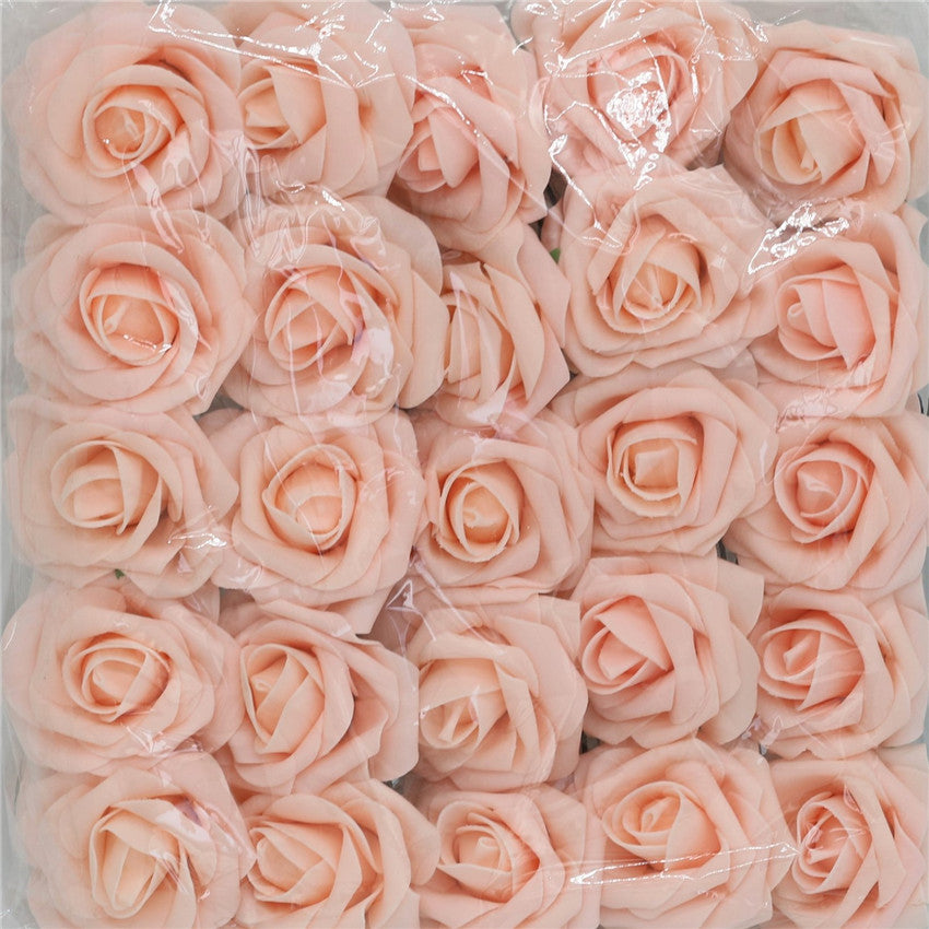 Artificial Flowers Foam Roses 25pcs