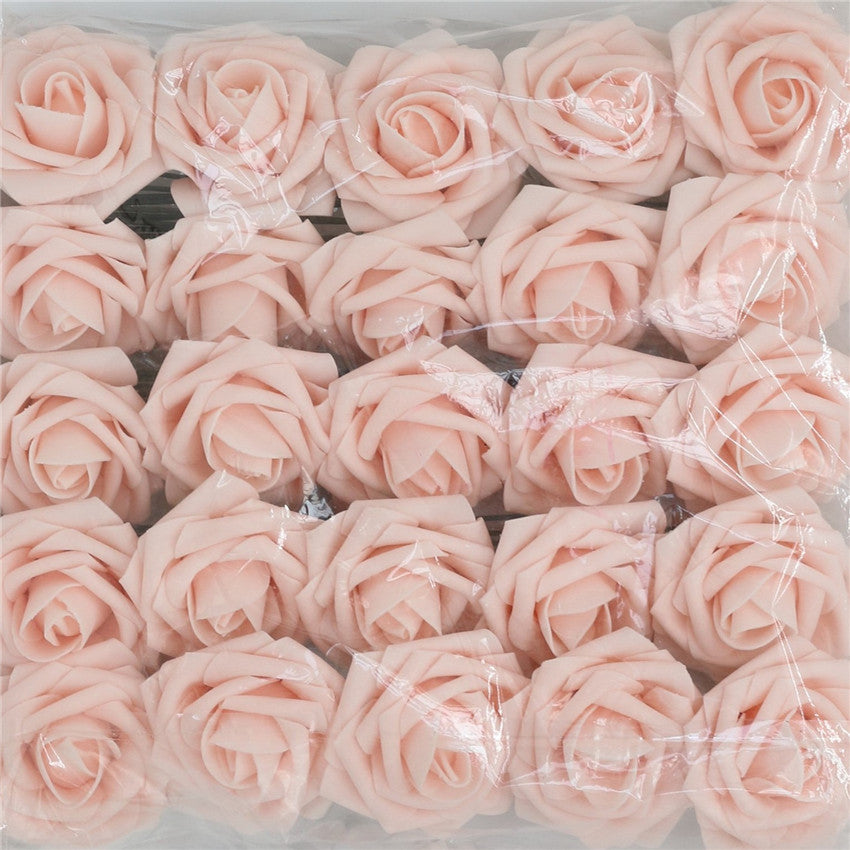 Artificial Flowers Foam Roses 25pcs