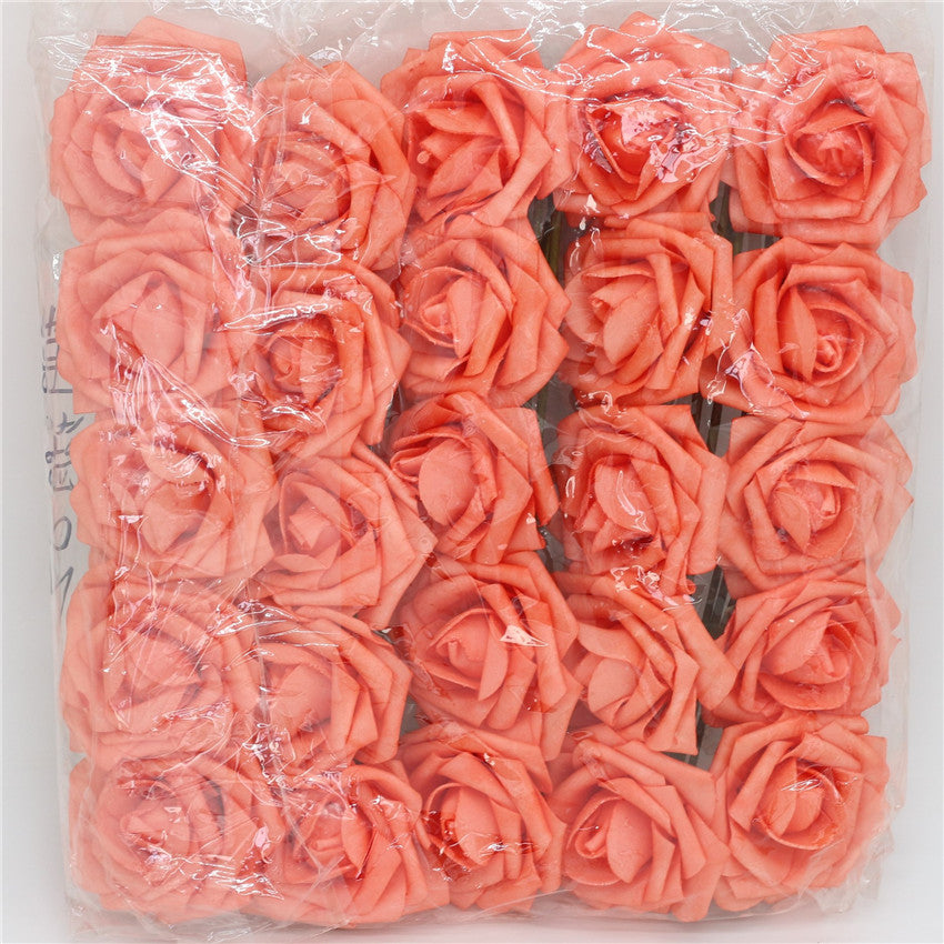 Artificial Flowers Foam Roses 25pcs