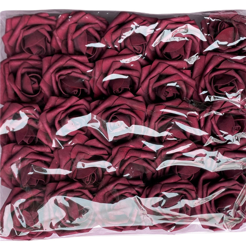 Artificial Flowers Foam Roses 25pcs