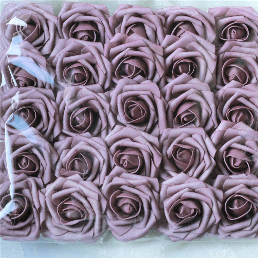 Artificial Flowers Foam Roses 25pcs