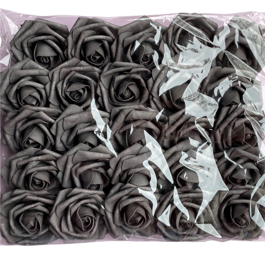 Artificial Flowers Foam Roses 25pcs