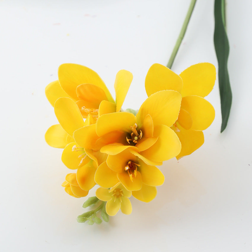 Artificial Freesia Flowers White, Pink, Purple, Yellow