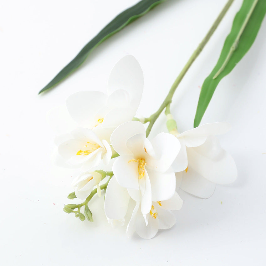 Artificial Freesia Flowers White, Pink, Purple, Yellow