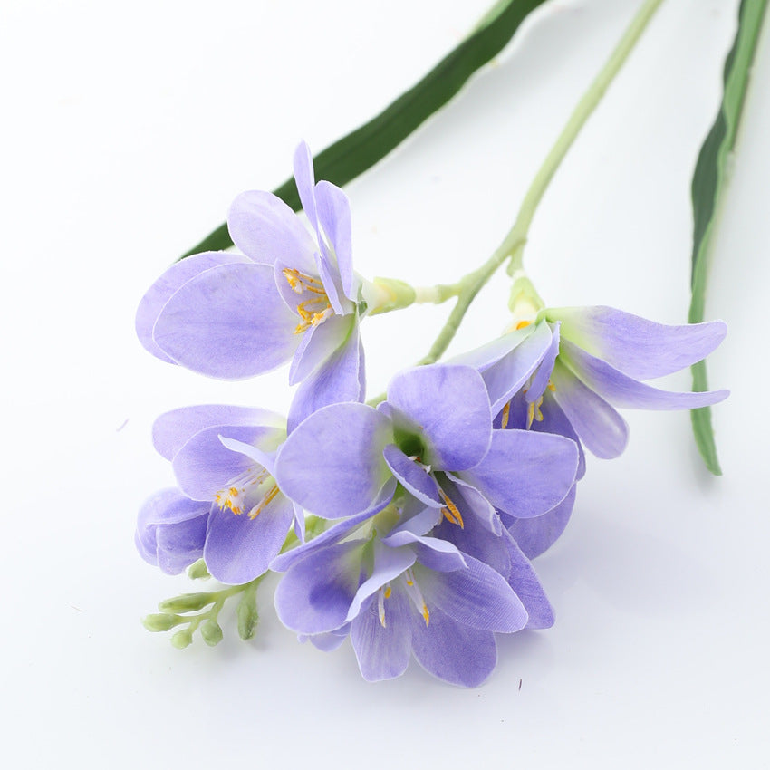 Artificial Freesia Flowers White, Pink, Purple, Yellow