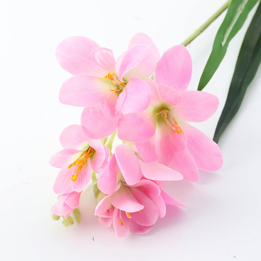 Artificial Freesia Flowers White, Pink, Purple, Yellow