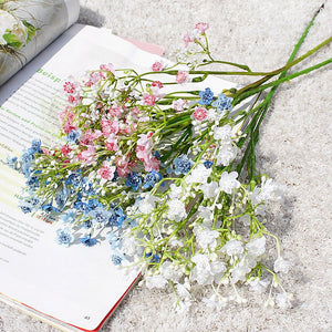 Artificial Baby Breath Flowers Fake Gypsophila - VANRINA