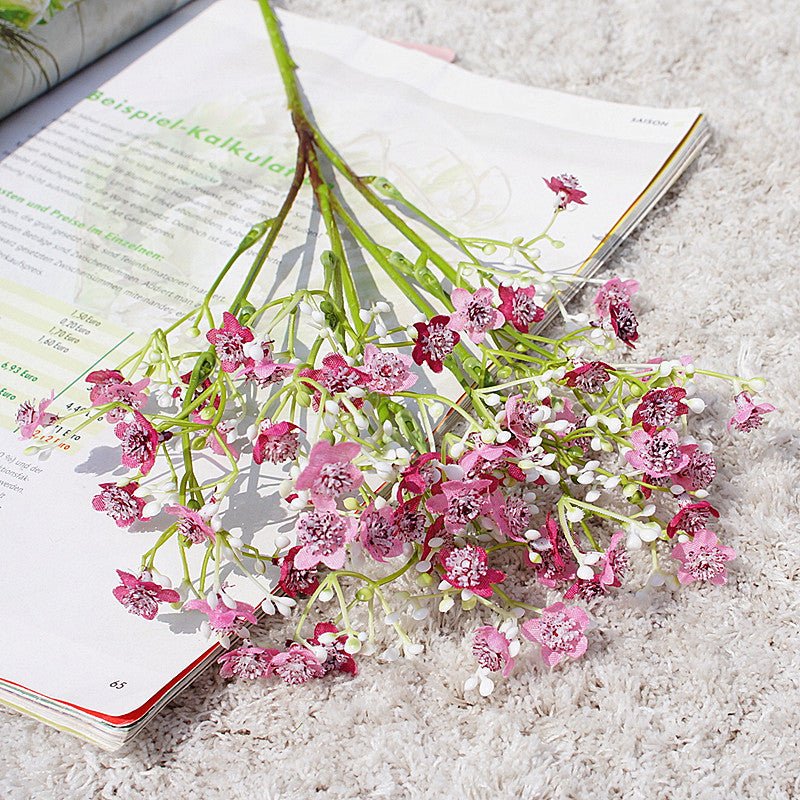 Artificial Baby Breath Flowers Fake Gypsophila - VANRINA