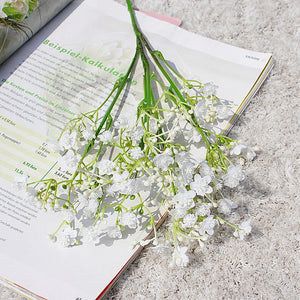 Artificial Baby Breath Flowers Fake Gypsophila - VANRINA