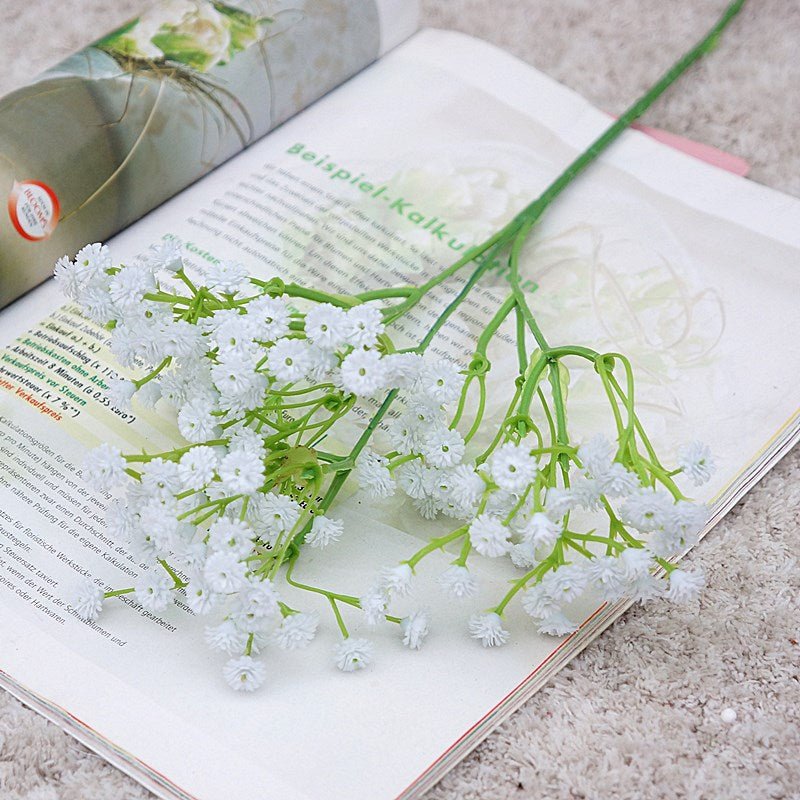 Artificial Babysbreath 10 Stems Fake Wedding Flowers - VANRINA