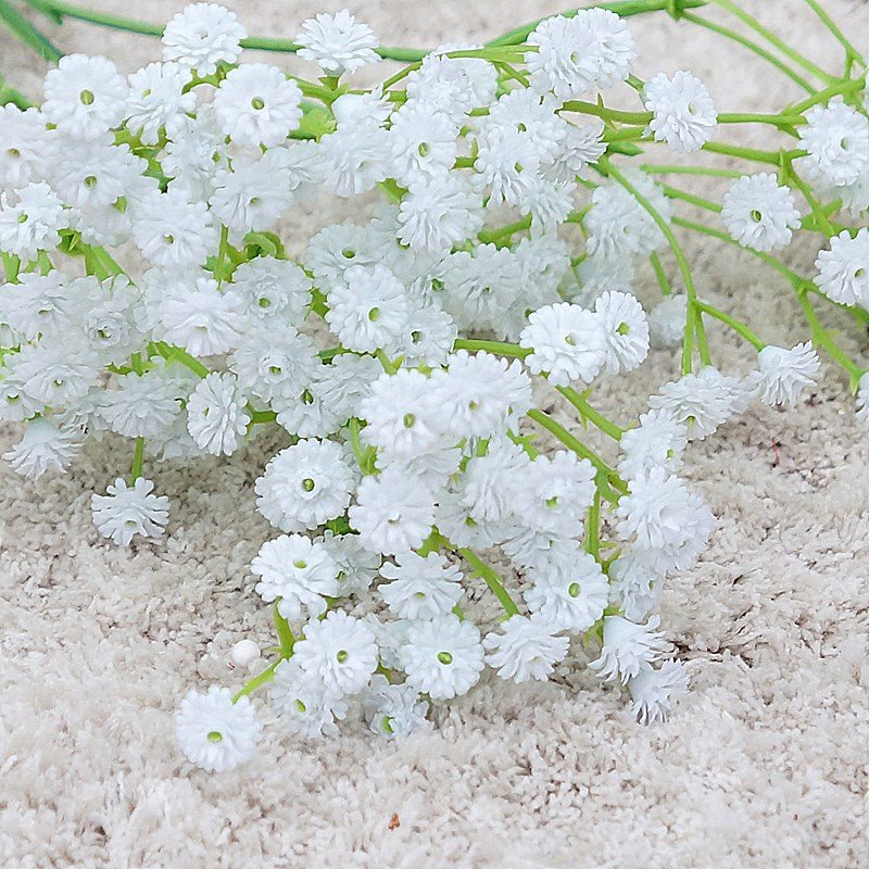 Artificial Babysbreath 10 Stems Fake Wedding Flowers - VANRINA