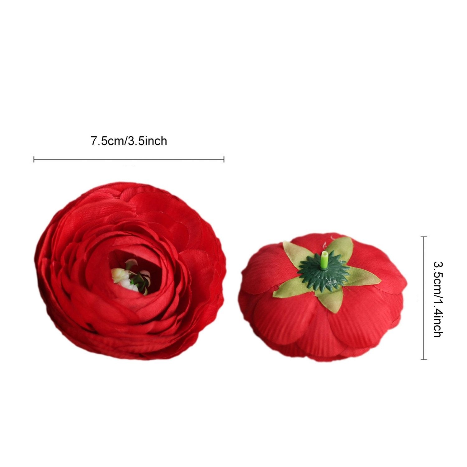 Artificial Ranunculus Flower Heads 50 Bulk - VANRINA