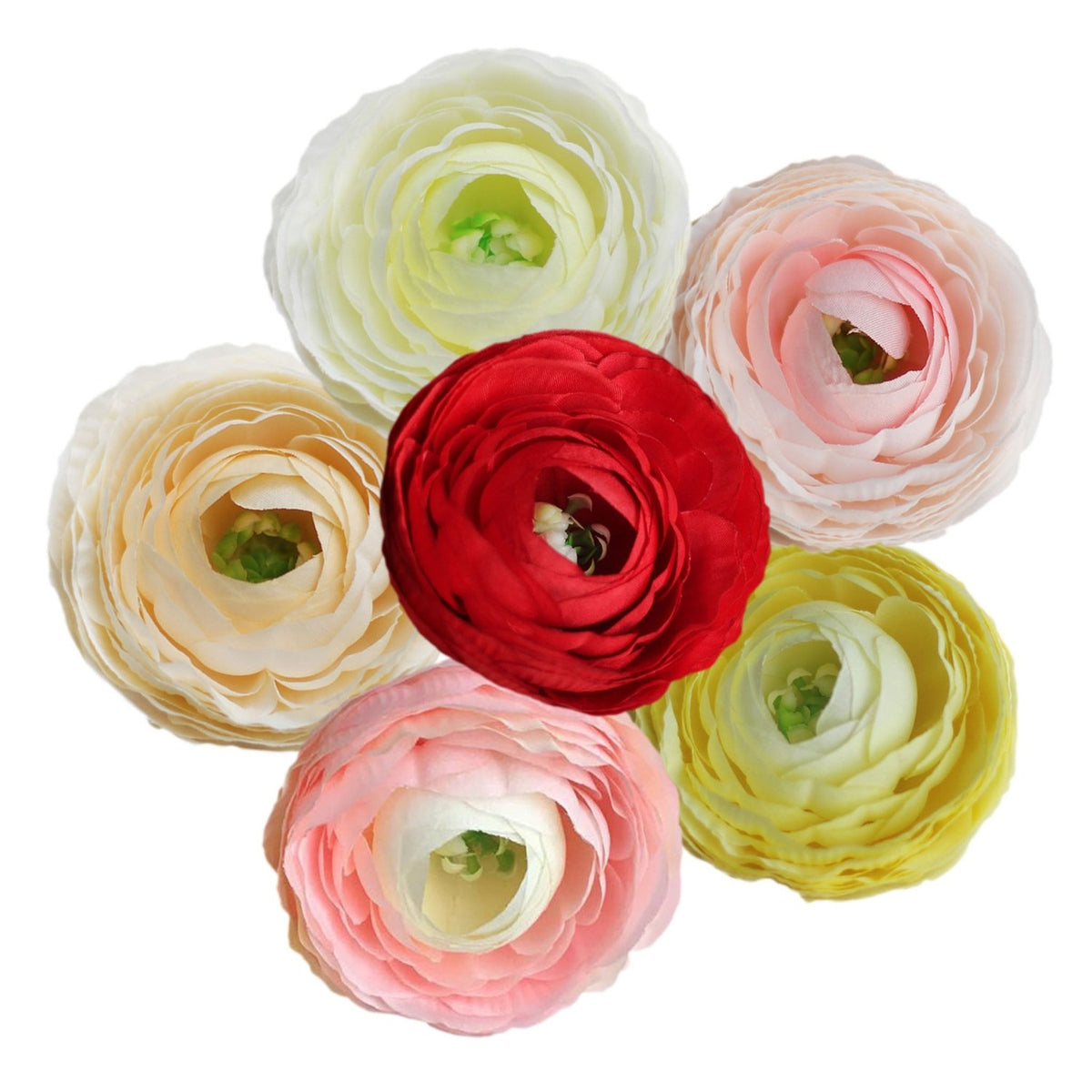 Artificial Ranunculus Flower Heads 50 Bulk - VANRINA
