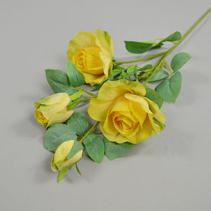 Artificial Rose Flowers Spray Roses Decor - VANRINA