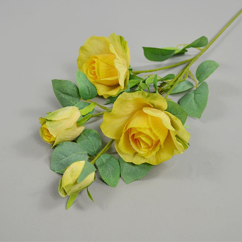 Artificial Rose Flowers Spray Roses Decor - VANRINA