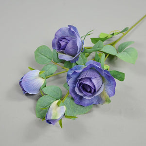 Artificial Rose Flowers Spray Roses Decor - VANRINA