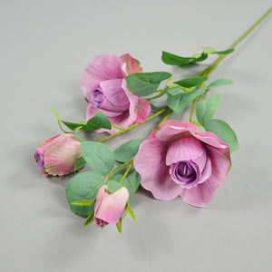 Artificial Rose Flowers Spray Roses Decor - VANRINA
