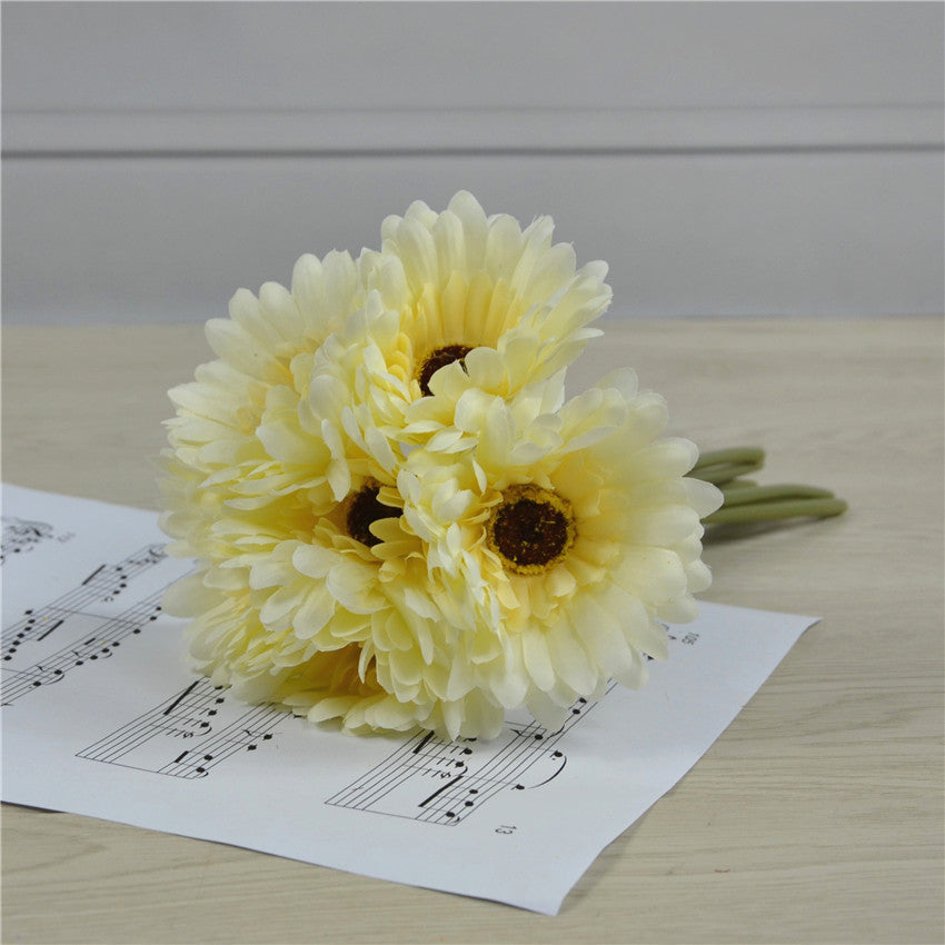 Artificial Daisy Flower Bouquet Silk Daisy Flowers
