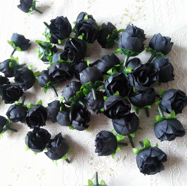 Wholesale Silk Flowers Mini Roses Bulk Craft Artificial Flowers - VANRINA