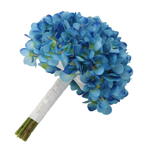 Blue Hydrangea Bridal Bouquet Wedding Bouquet - VANRINA
