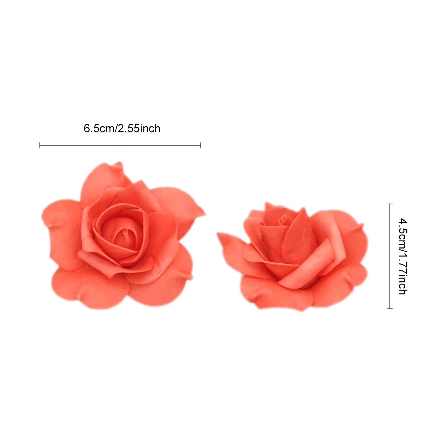 Bulk Flowers Heads Artificial Roses Wholesale 100 pcs for DIY Flower Balls - VANRINA